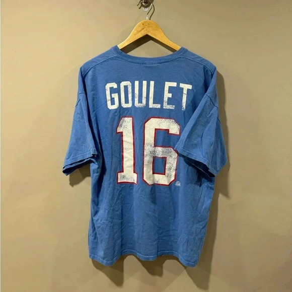 Quebec Nordiques Michel Goulet #16 OTH Alumni T-Shirt - Picture 2 of 7